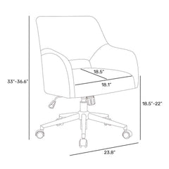 White Lotsee Task Chair