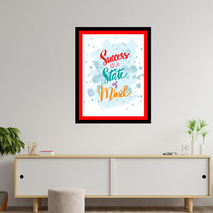 Success Is A Late Mind Premium Motivational Quotes Photo Frame