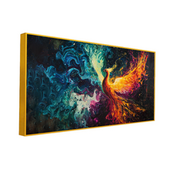 Powerful Phoenix Bird Vaastu Canvas Wall Paintings