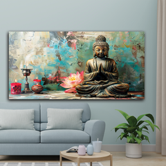 Peaceful Buddha Canvas Art for Modern Homes