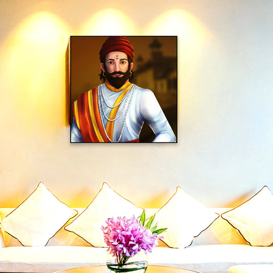 Chhatrapati Shivaji Maharaj Canvas Wall Painting for Home