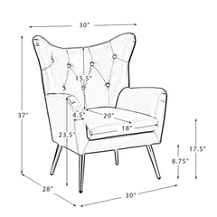 Tan Hedley Accent Chair