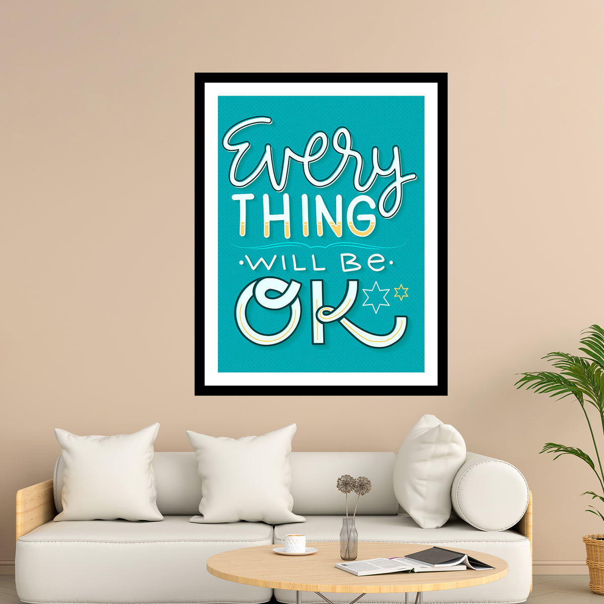 Every Thingy Will B?. Ok Motivational Posters Wall Frames for Students, Business, Employees, Startup