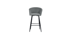 Grey Color Clea Counter Stool