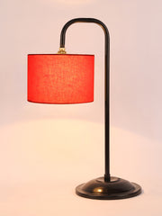 Orange cotton Shade Iron Table Lamp (RM02)