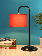 Orange cotton Shade Iron Table Lamp (RM02)