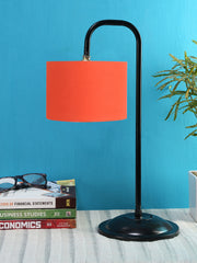 Orange cotton Shade Iron Table Lamp (RM02)