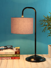 Grey cotton Shade Iron Table Lamp (RM04)