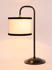 White Cotton Shade Iron Table Lamp (RM05)