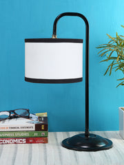 White Cotton Shade Iron Table Lamp (RM05)
