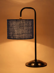 Blue Jute Shade Iron Table Lamp (RM09)