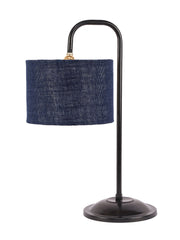 Blue Jute Shade Iron Table Lamp (RM09)