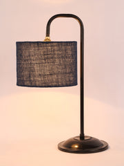 Blue Jute Shade Iron Table Lamp (RM09)