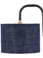 Blue Jute Shade Iron Table Lamp (RM09)