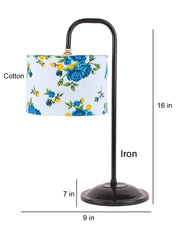 Multi cotton Shade Iron Table Lamp (RM11)