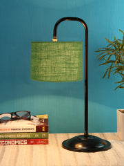 Green Jute Shade Iron Table Lamp (RM13)