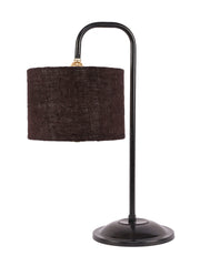 Brown Jute Shade Iron Table Lamp (RM14)