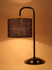 Brown Jute Shade Iron Table Lamp (RM14)