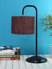 Brown Jute Shade Iron Table Lamp (RM14)