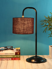 Brown Jute Shade Iron Table Lamp (RM14)