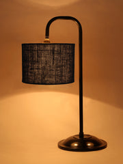 Black Jute Shade Iron Table Lamp (RM15)