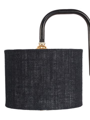 Black Jute Shade Iron Table Lamp (RM15)