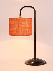 Orange Jute Shade Iron Table Lamp (RM16)