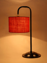 Orange Jute Shade Iron Table Lamp (RM16)