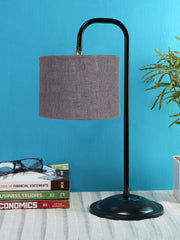 Grey Jute Shade Iron Table Lamp (RM17)