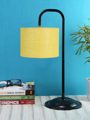 Yellow Jute Shade Iron Table Lamp (RM18)