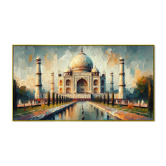 Agra's Taj Mahal Reflections The Jewel of India Canvas Print wall paintings 