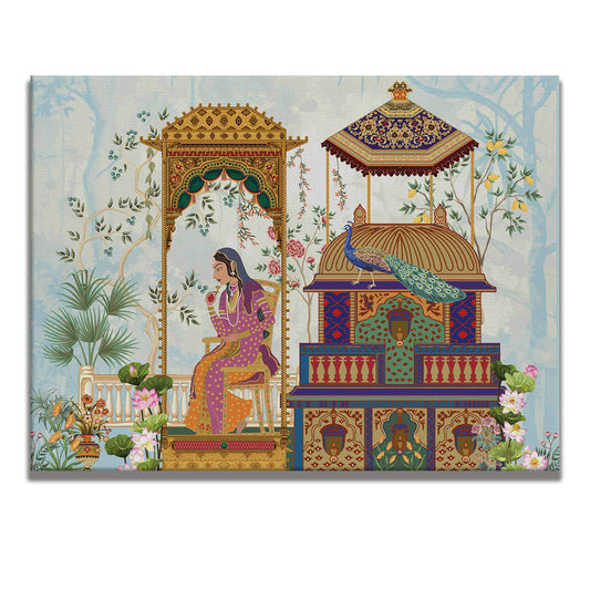 Indian Ethnic Traditional Art Paintings: Enhance Your Home Décor with Framed Canvas Madhubani Wall Art Masterpieces - Perfect for Living Rooms, Bedrooms, and Office Spaces