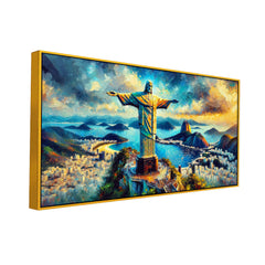 Majestic Presence: Christ the Redeemer Canvas Print Wall Painting