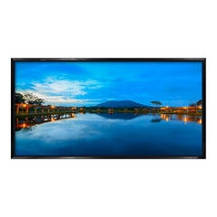 Premium Serene Night Lake Reflection Canvas Art