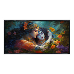 Premium Radha Krishna Love Canvas Art