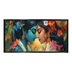 Divine Radha Krishna: The Eternal Soulmates – Premium Spiritual Wall Art