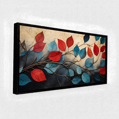 Premium Abstract Leaves Canvas | Elegant Floral Wall Decor for Home & Office