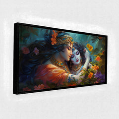 Premium Radha Krishna Love Canvas Art