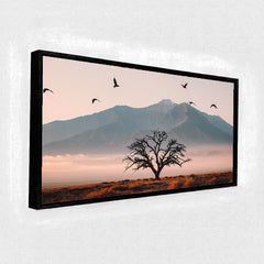 Premium Cinematic Nordic Style Nature Wall Painting