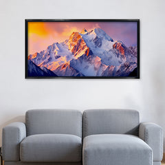 Premium Nature Theme Beautiful Canvas Printed Mountain Wall Paintings & Arts
