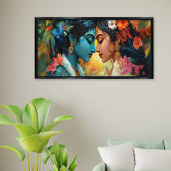 Divine Radha Krishna: The Eternal Soulmates – Premium Spiritual Wall Art