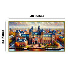Amsterdam Architectural Art canvas Print wall decor paintings 