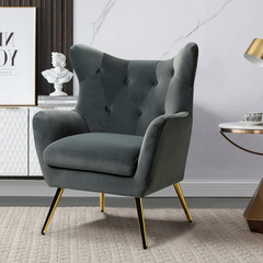 Grey Dawson Accent Chair