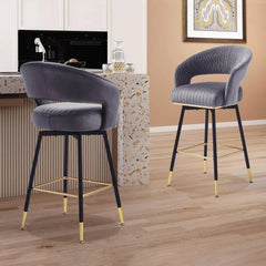 Grey Mixoy Bar Stool