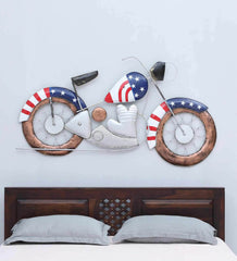 Metal Bullet Bike for Wall Decor