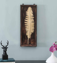 Metal Leaf Decorative Mounted Art Sculpture for Home Décor