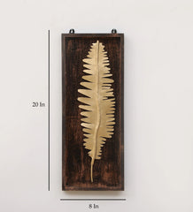 Metal Leaf Decorative Mounted Art Sculpture for Home Décor