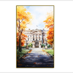Buckingham Palace in Autumn by Vintage London
