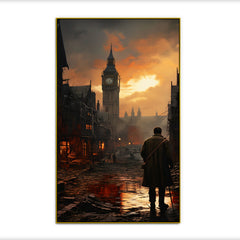 Big Ben in WW1 by Vintage London