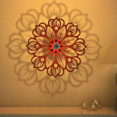 Floral Pattern Design Shadow Lamp